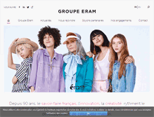 Tablet Screenshot of groupe-eram.com